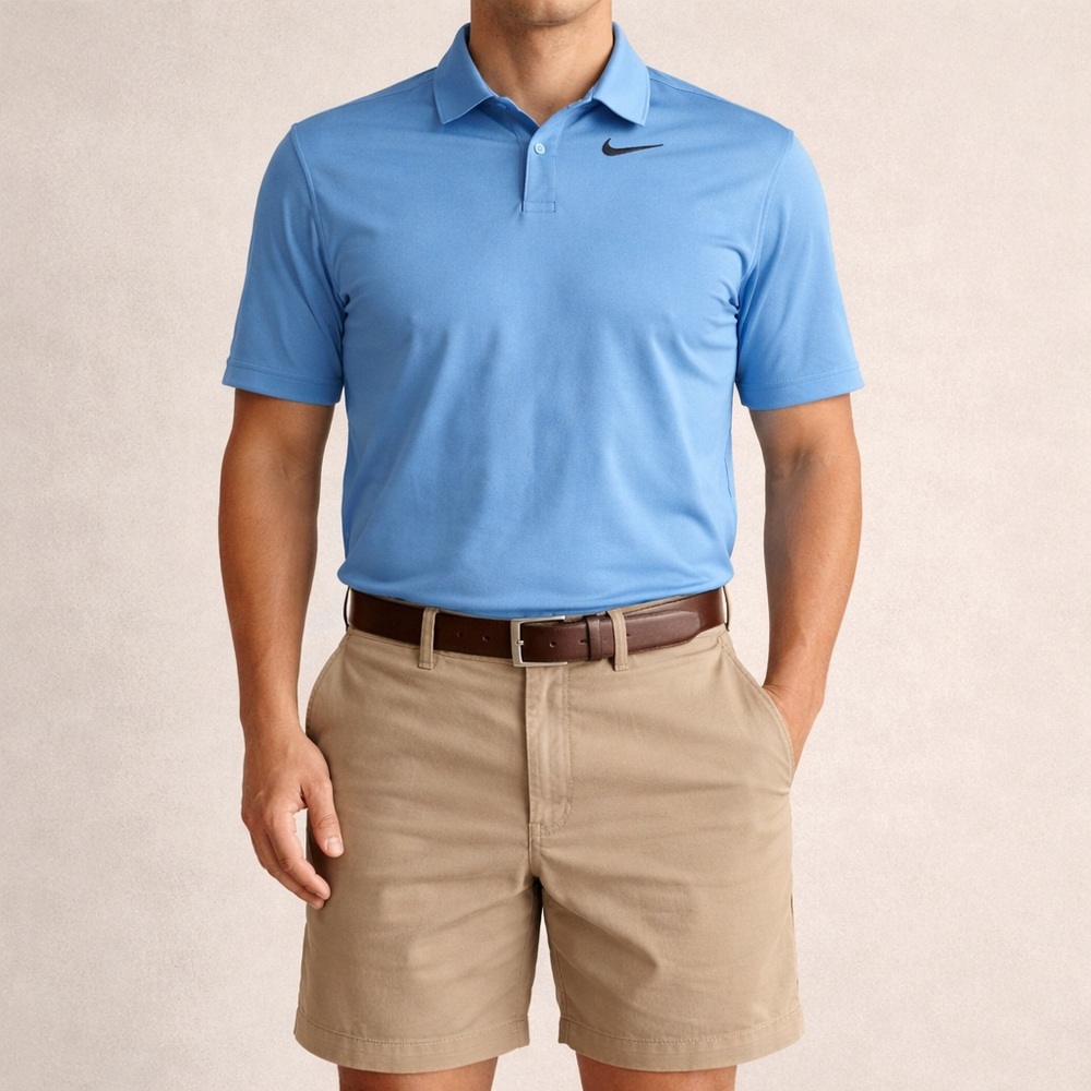 Nike Men's Carolina Blue Dri-Fit Golf Polo Shirt NWT Size XL